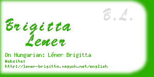 brigitta lener business card