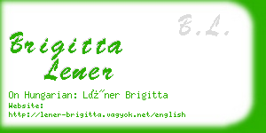 brigitta lener business card